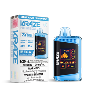 Kraze HD Mega - Blue Razz Lemon Ice 20mg