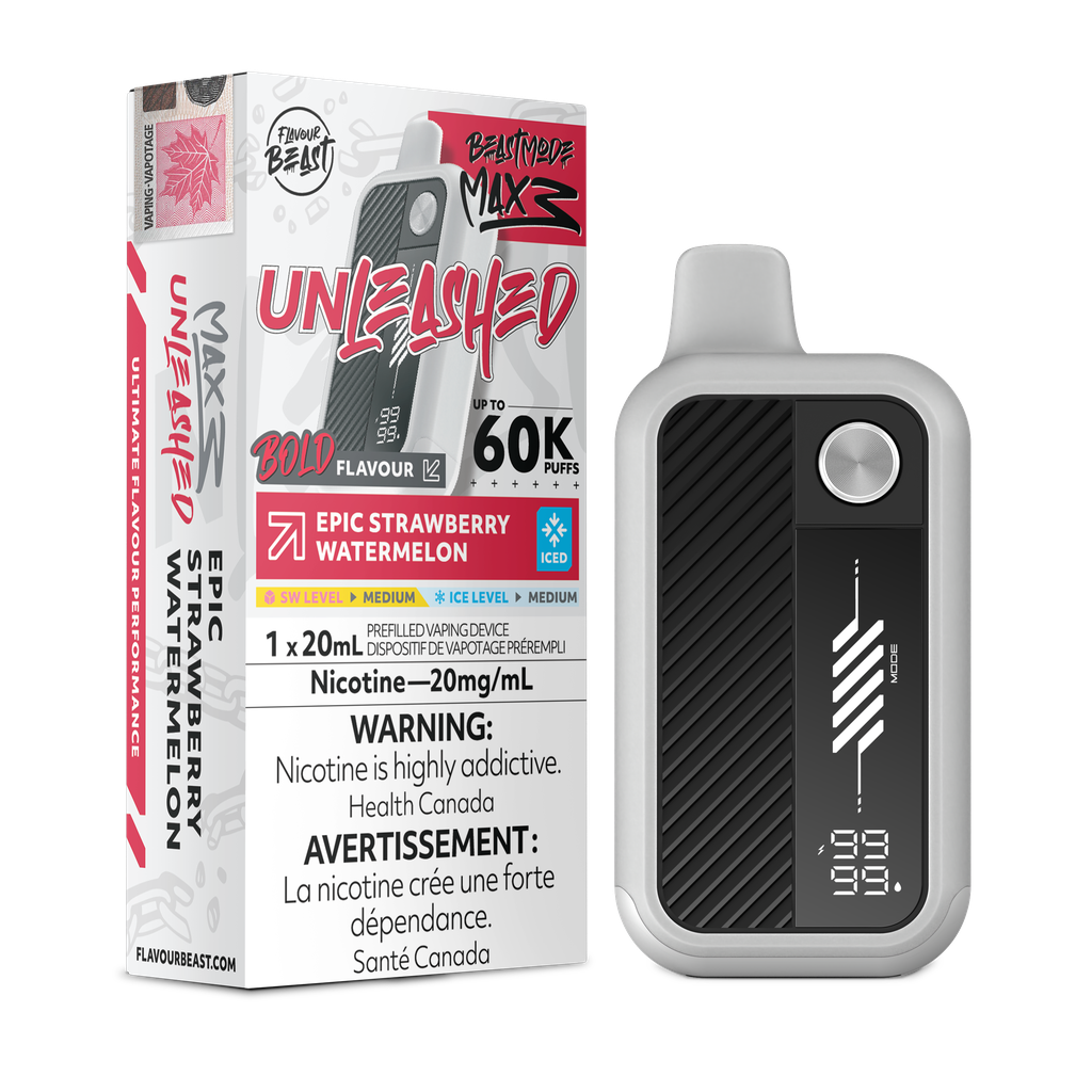 Flavour Beast Beast Mode Max 3 - Epic Strawberry Watermelon Iced 20mg