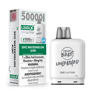 Level X G2 Ultra Unleashed Pod 50K 20ML - Epic Watermelon Kiwi Iced 20MG