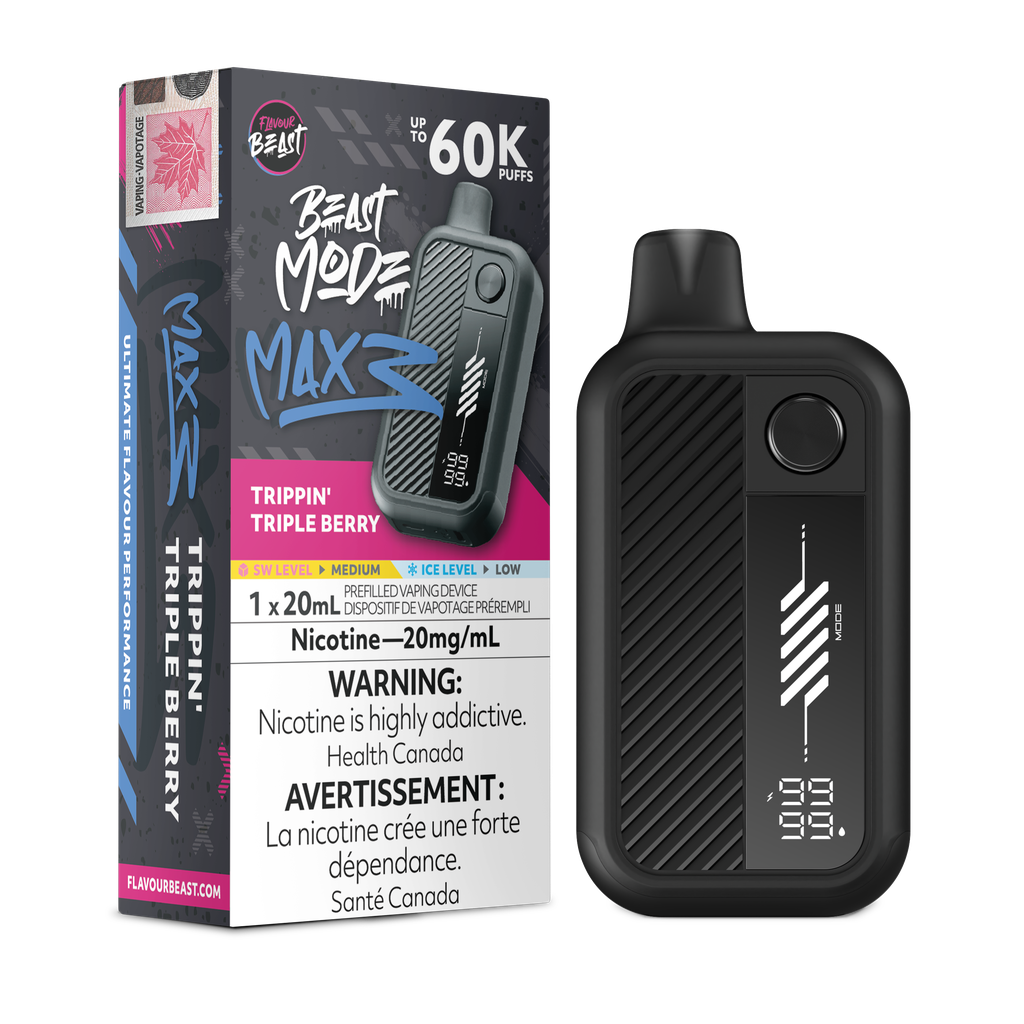 Flavour Beast Beast Mode Max 3 - Trippin' Triple Berry 20mg