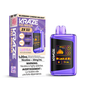 Kraze HD Mega - Blueberry Cheese Delight 20mg