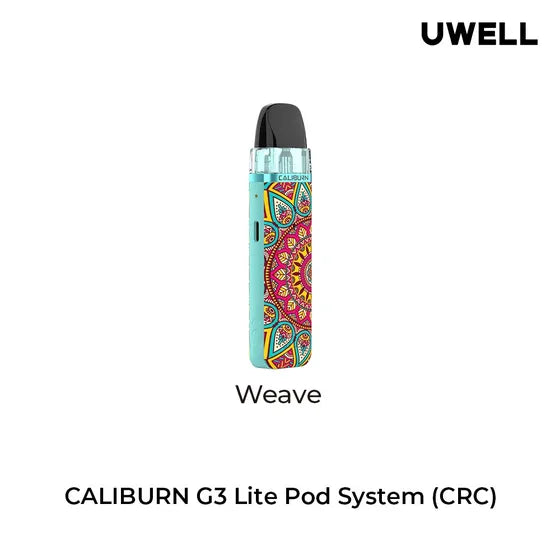 Uwell Caliburn G3 Lite Pod Kit - Avalon Vapor Uwell Caliburn G3 Lite Pod Kit - Avalon Vapor