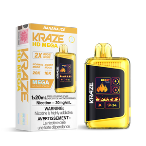 Kraze HD Mega - Banana Ice 20mg