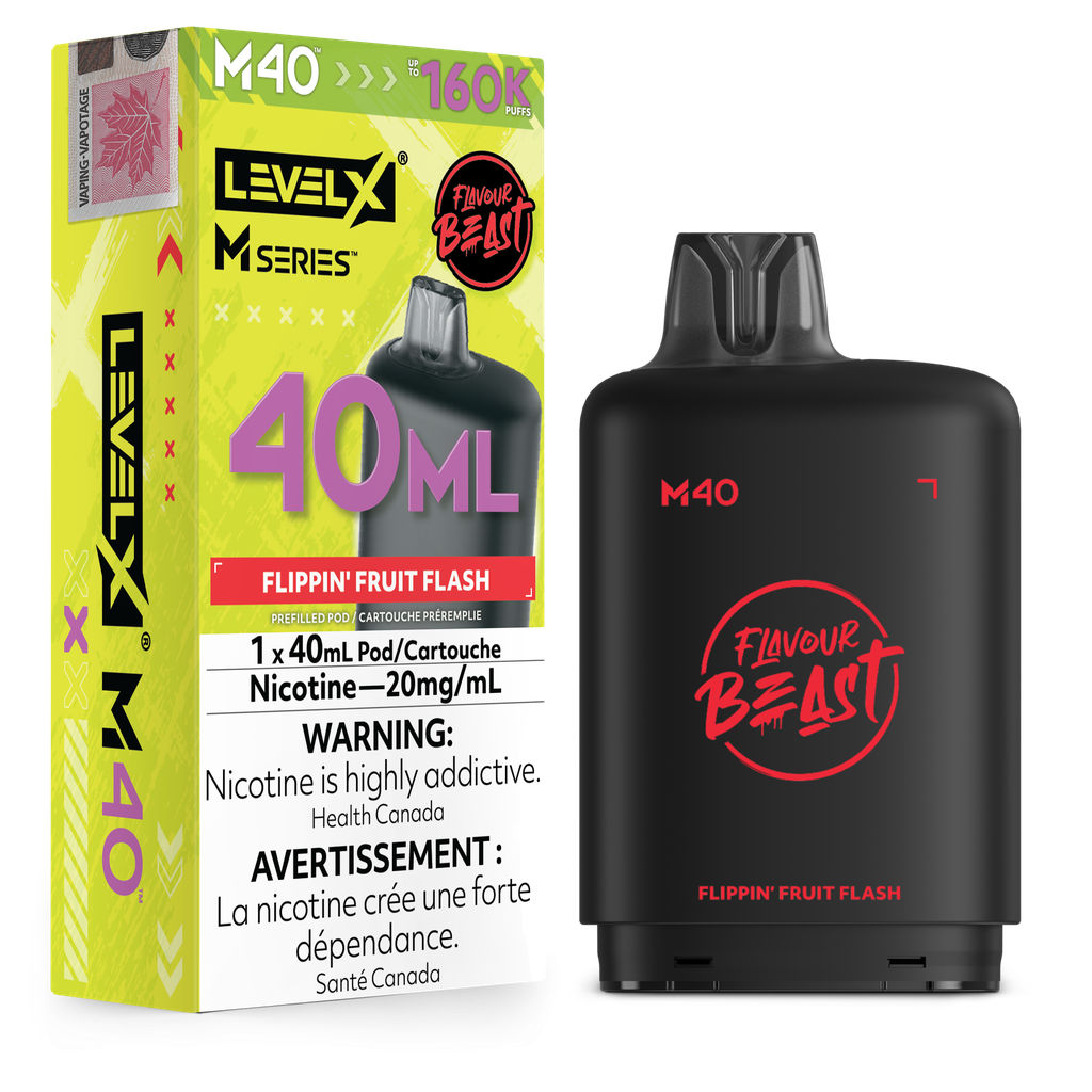Level X M Series 40ml Pod -  Flippin' Fruit Flash 20mg