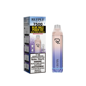 RufPuf 7500 Blue Razz Peach Ice 20mg