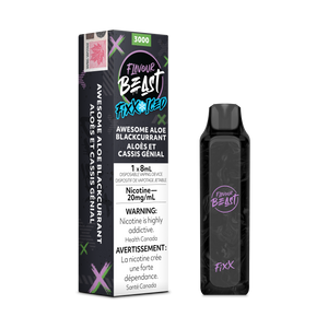 Flavour Beast Fixx Disposable - Awesome Aloe Blackcurrant Iced 20mg