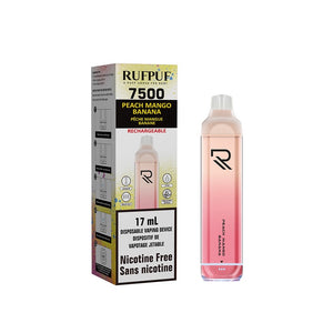 RufPuf 7500 Zero Nic Peach Mango Banana