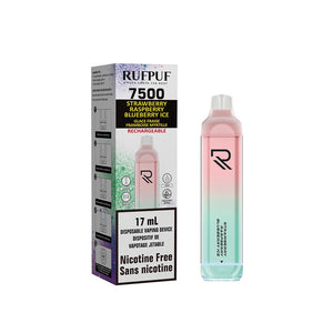 RufPuf 7500 Zero Nic Strawberry Raspberry Blueberry Ice